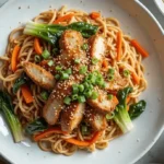 Chicken Pan Fried Noodles